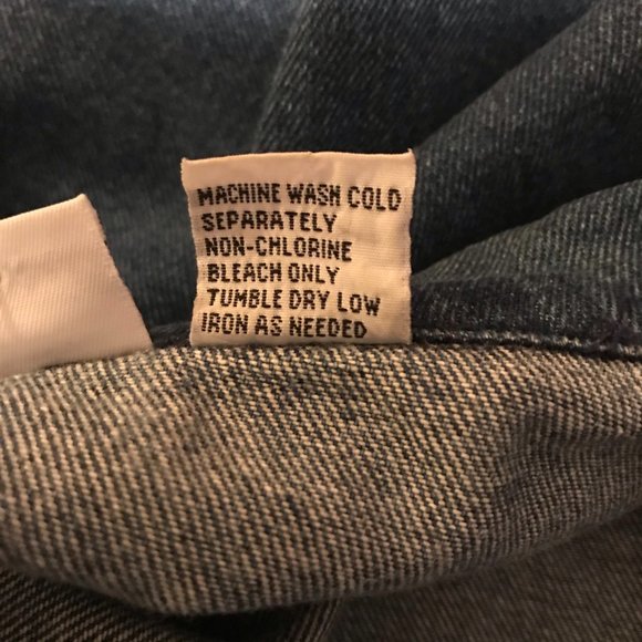 Med Cherokee Denim Oversized Blazer ♥ Deep Pockets - Picture 15 of 16